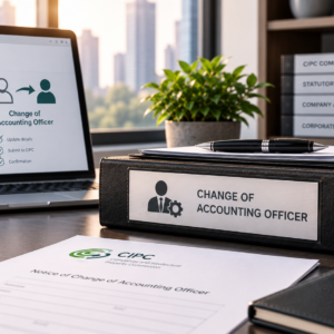 Change of Accounting Officer